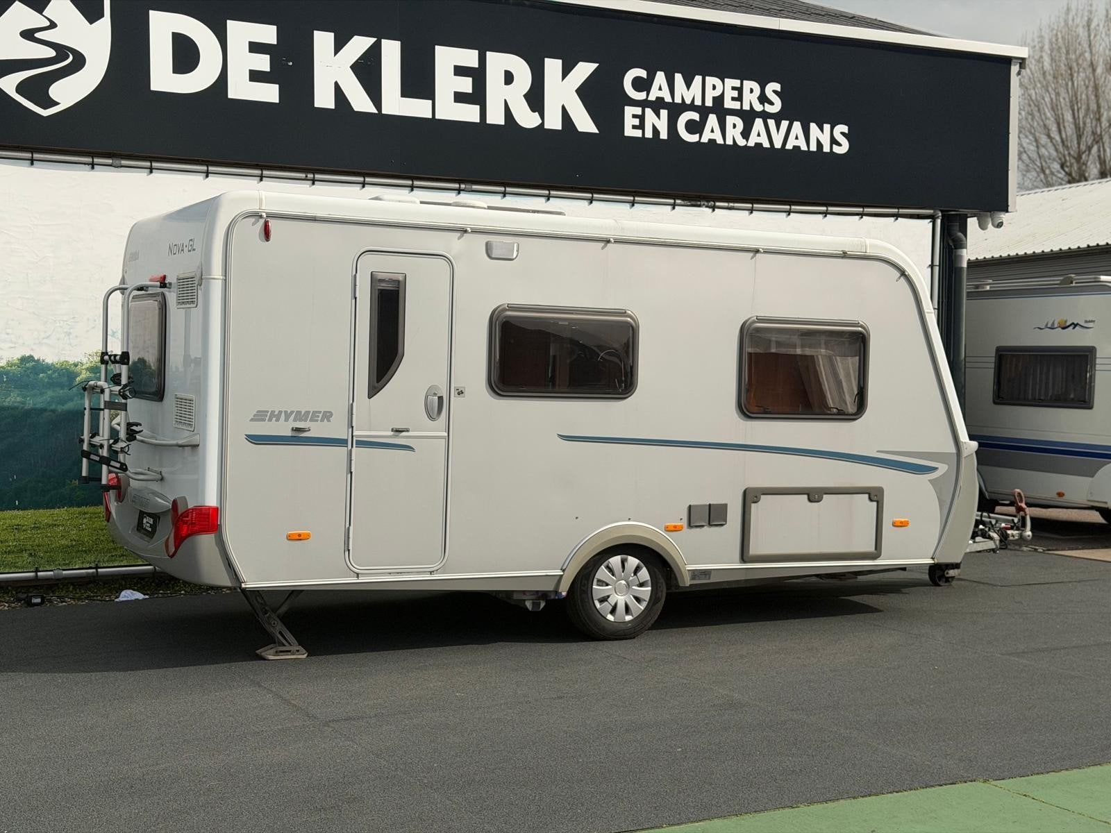 Eriba NOVA 435 GL (bj 2008), Caravans en Kamperen, Tot en met 2, Bedrijf, Info@deklerkcaravans.nl, 6 tot 7 meter