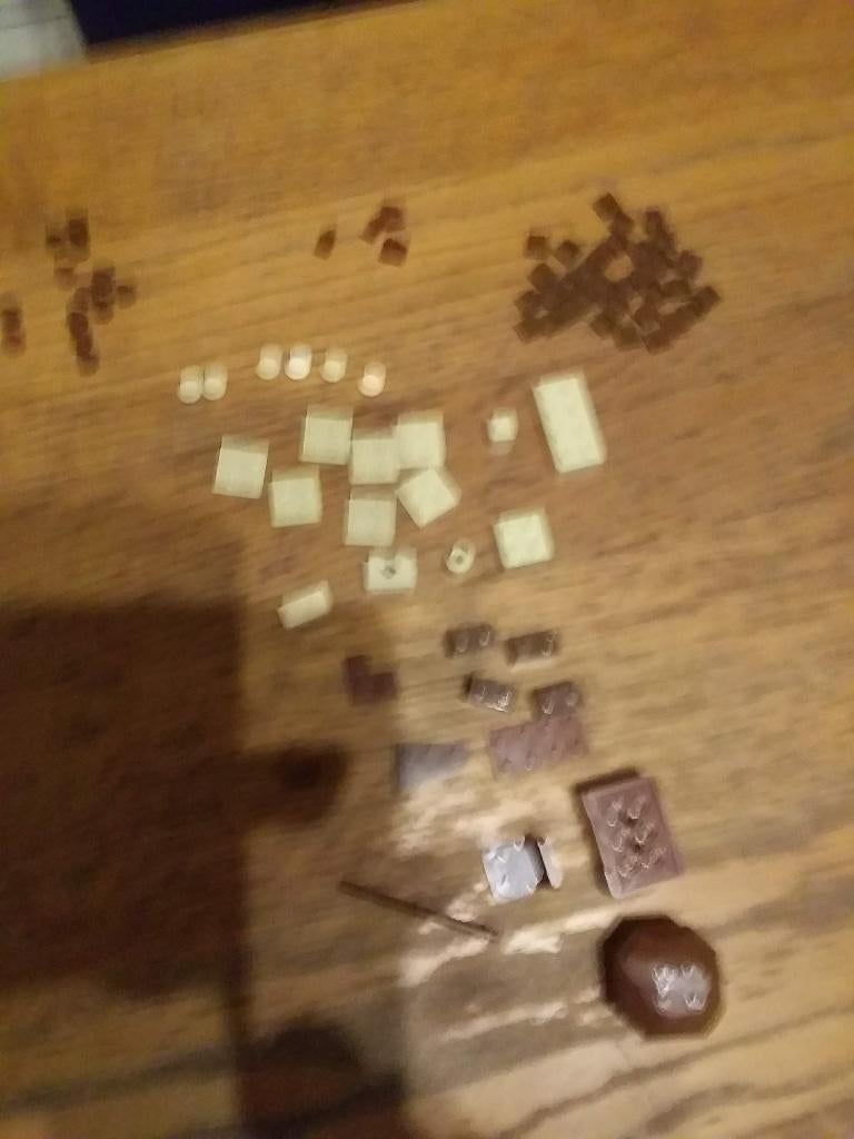 lego blokjes donker en licht bruin, Ophalen of Verzenden, Gebruikt, Losse stenen, Lego