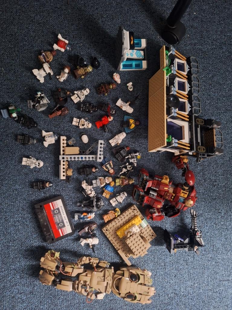 Losse lego marvel en star wars veel poppetjes, Ophalen of Verzenden, Zo goed als nieuw, Losse stenen, Lego