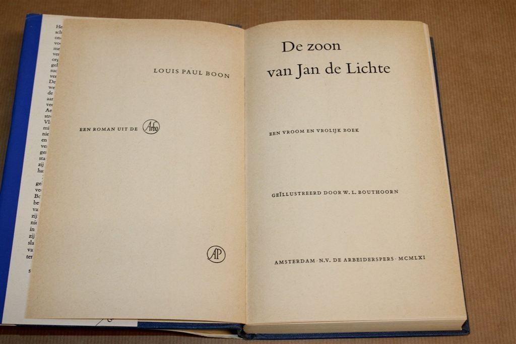 De Zoon van Jan de Lichte — Boon, Arbeiderspers 1961, Ophalen of Verzenden, Gelezen