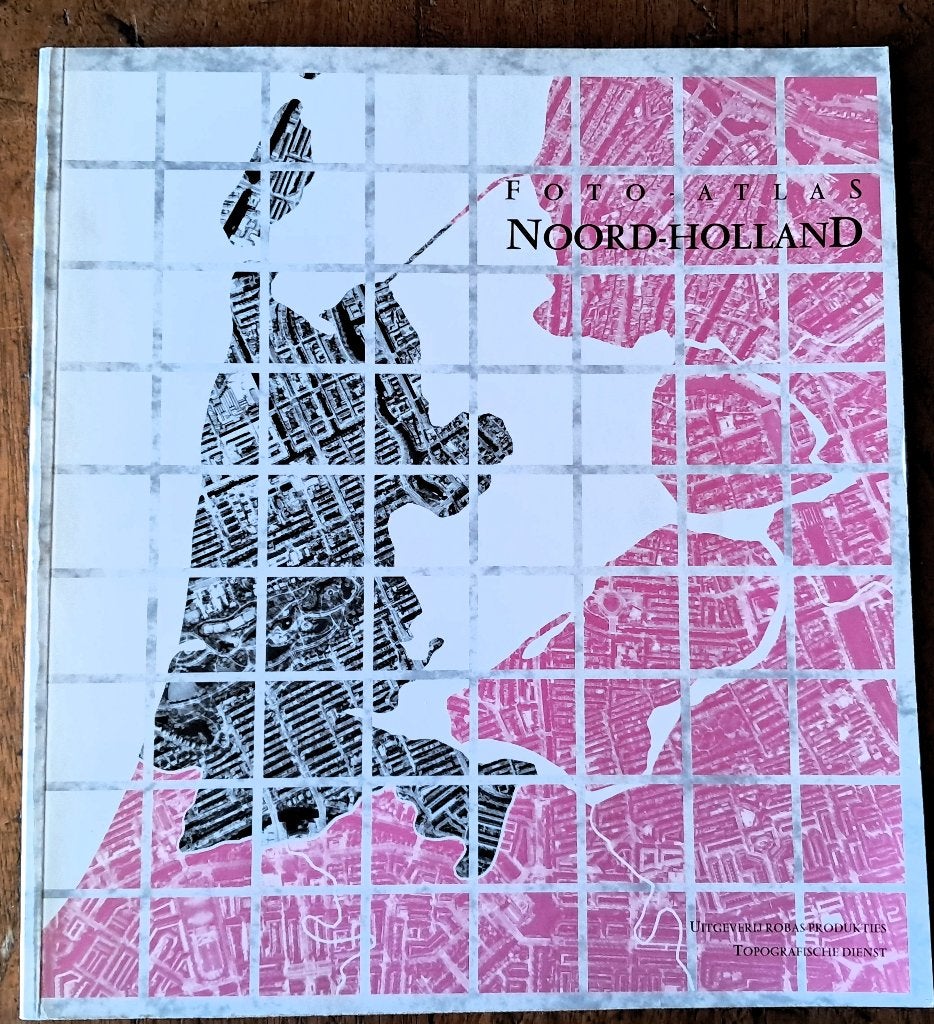 Fotoatlas Noord-Holland 1991 – Robos – Topografische Dienst, Boeken, Ophalen of Verzenden, 20e eeuw of later, Gelezen