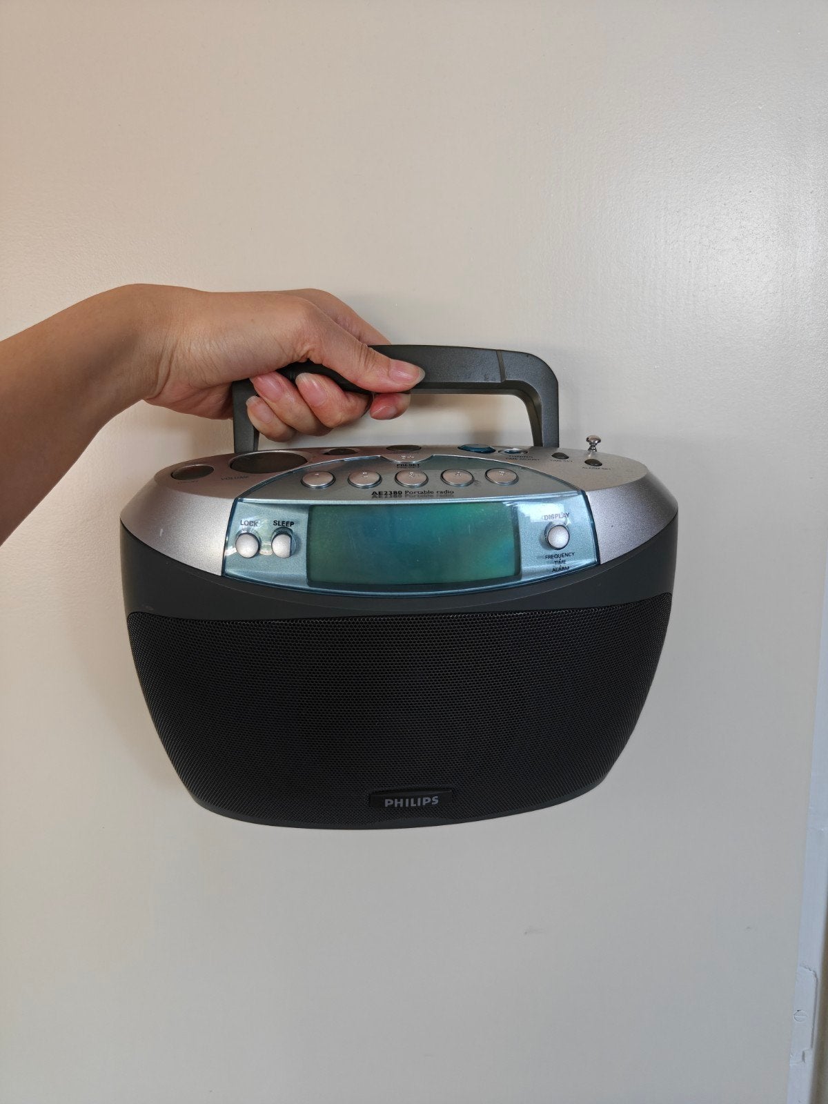 Philips AE2380 draagbare radio met FM/MW/LW, Ophalen of Verzenden, Gebruikt, Radio