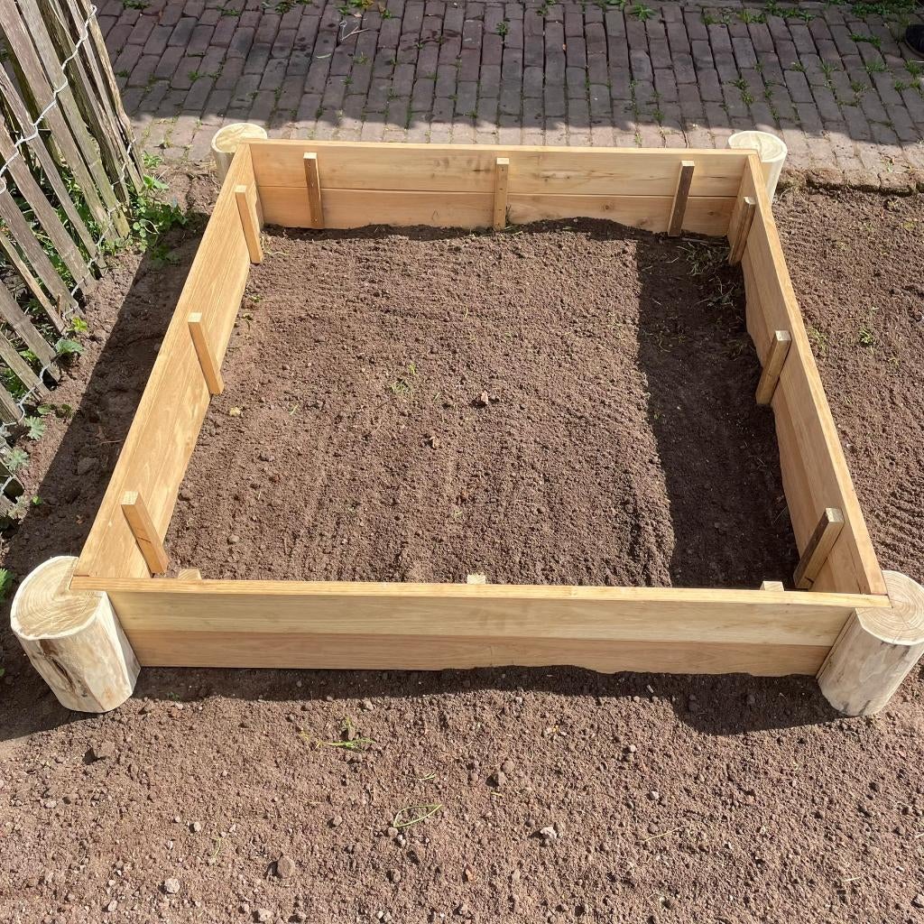 Moestuinbak van Robinia hout – Duurzaam & onderhoudsarm, Minder dan 30 cm, Nieuw, Ophalen of Verzenden, 60 tot 100 cm