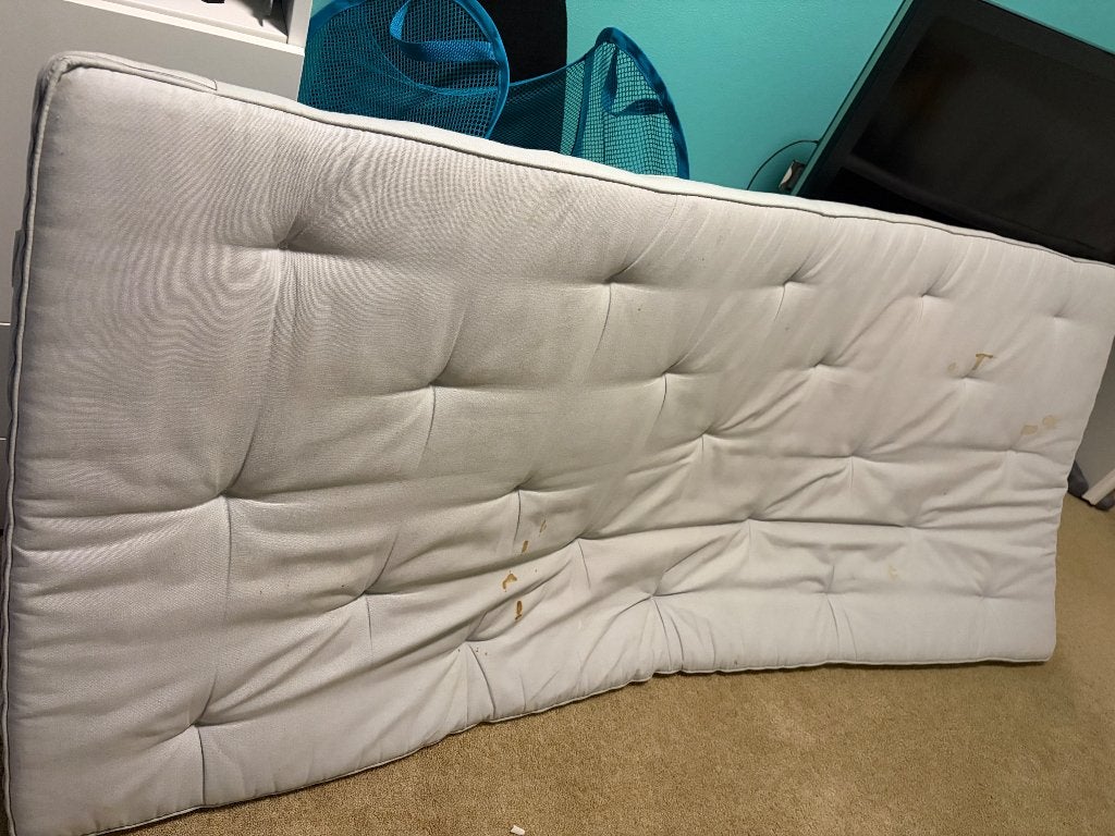 Gratis dekmatras, Ophalen, Gebruikt, 90 cm, Eenpersoons