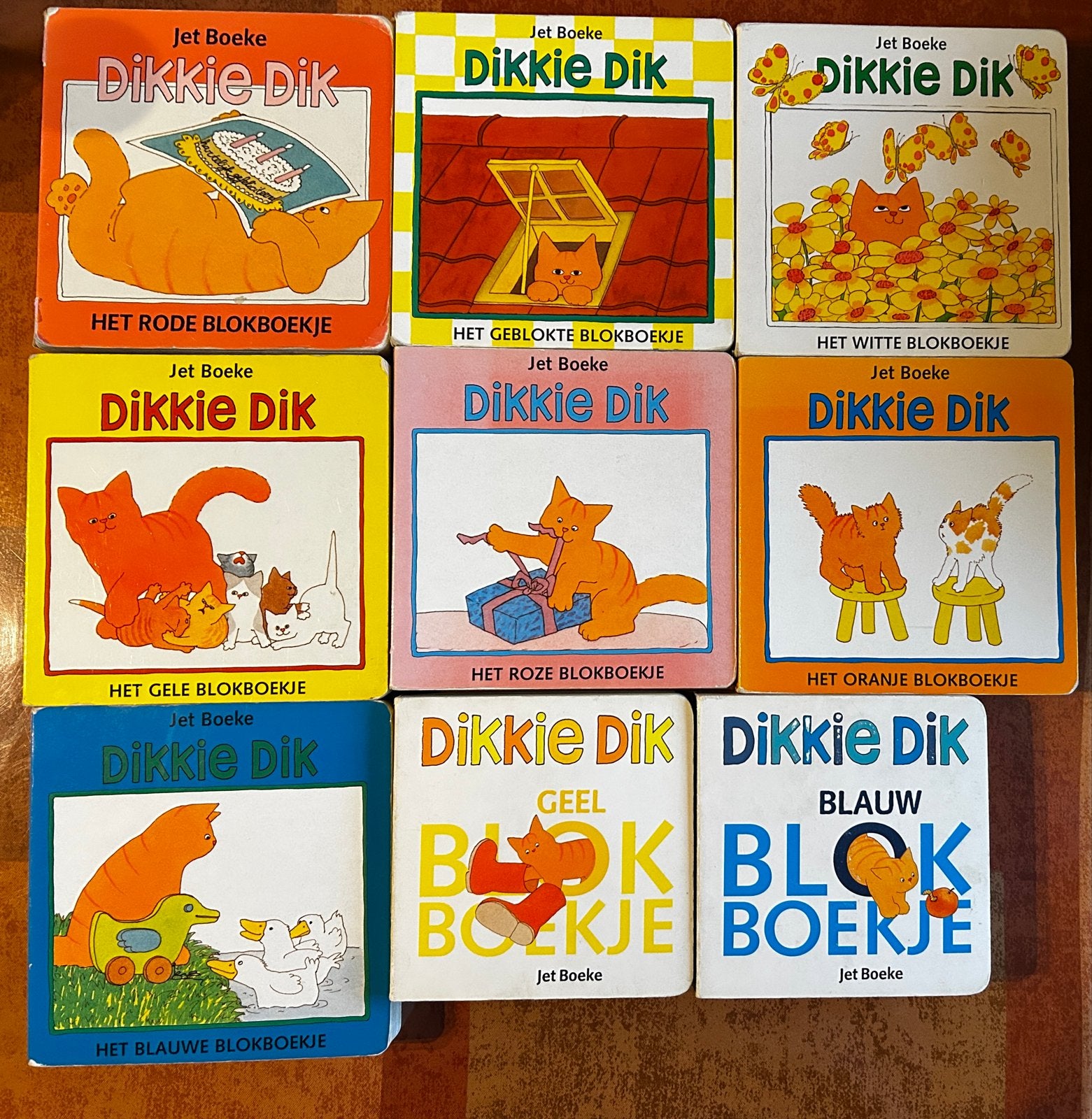 Dikkie Dik Blokboekjes - set van 9 boeken, Boeken, Fictie algemeen, Jongen of Meisje, Voorleesboek, 4 jaar