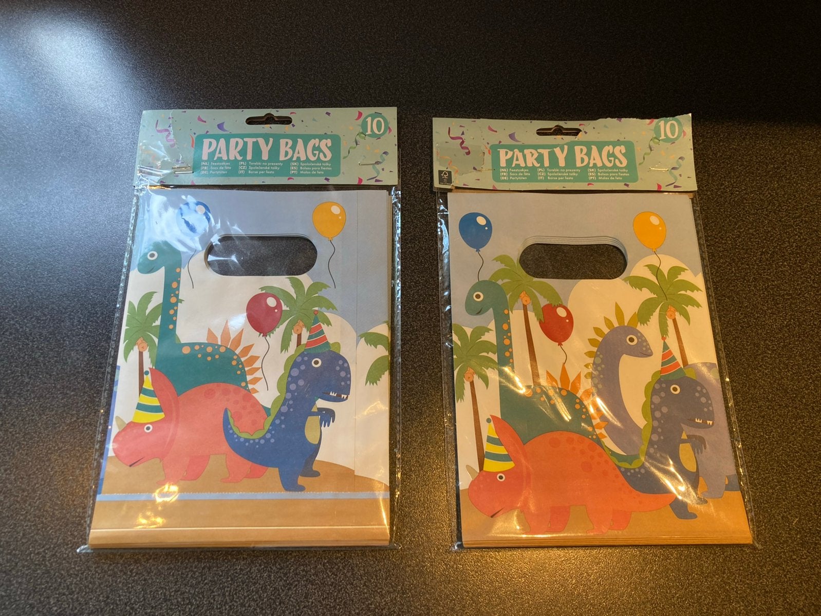 Party bags 2x 10 stuks dino’s, Ophalen of Verzenden, Nieuw, Overige typen, Overige