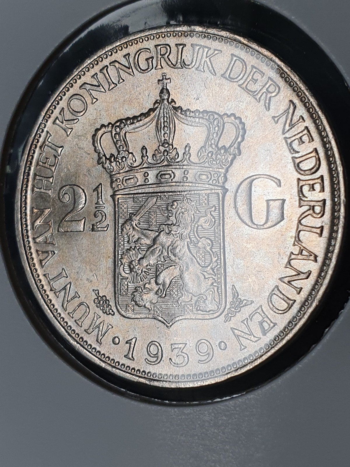 Zilveren 2½ Gulden Koningin Wilhelmina 1939, Ophalen of Verzenden