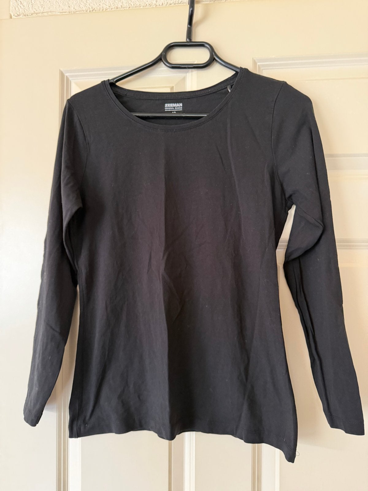 Zwarte Zeeman longsleeve maat 40, Maat 38/40 (M), Zwart, Ophalen of Verzenden, Lange mouw