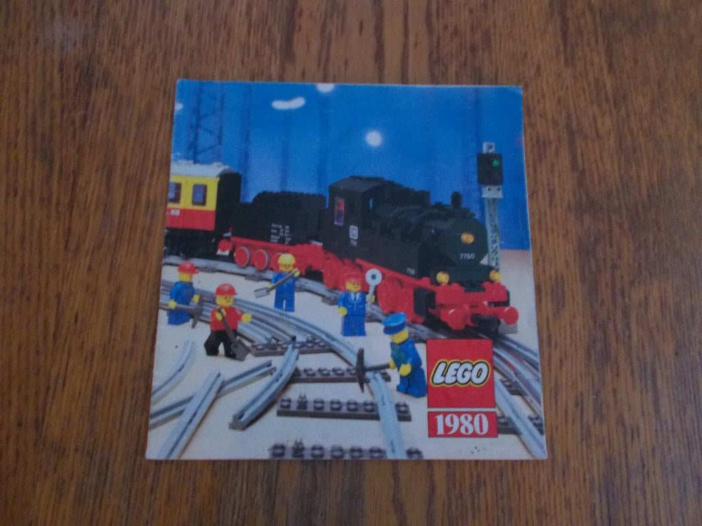 lego boekje treinen 1980, Ophalen of Verzenden, Gebruikt, Lego
