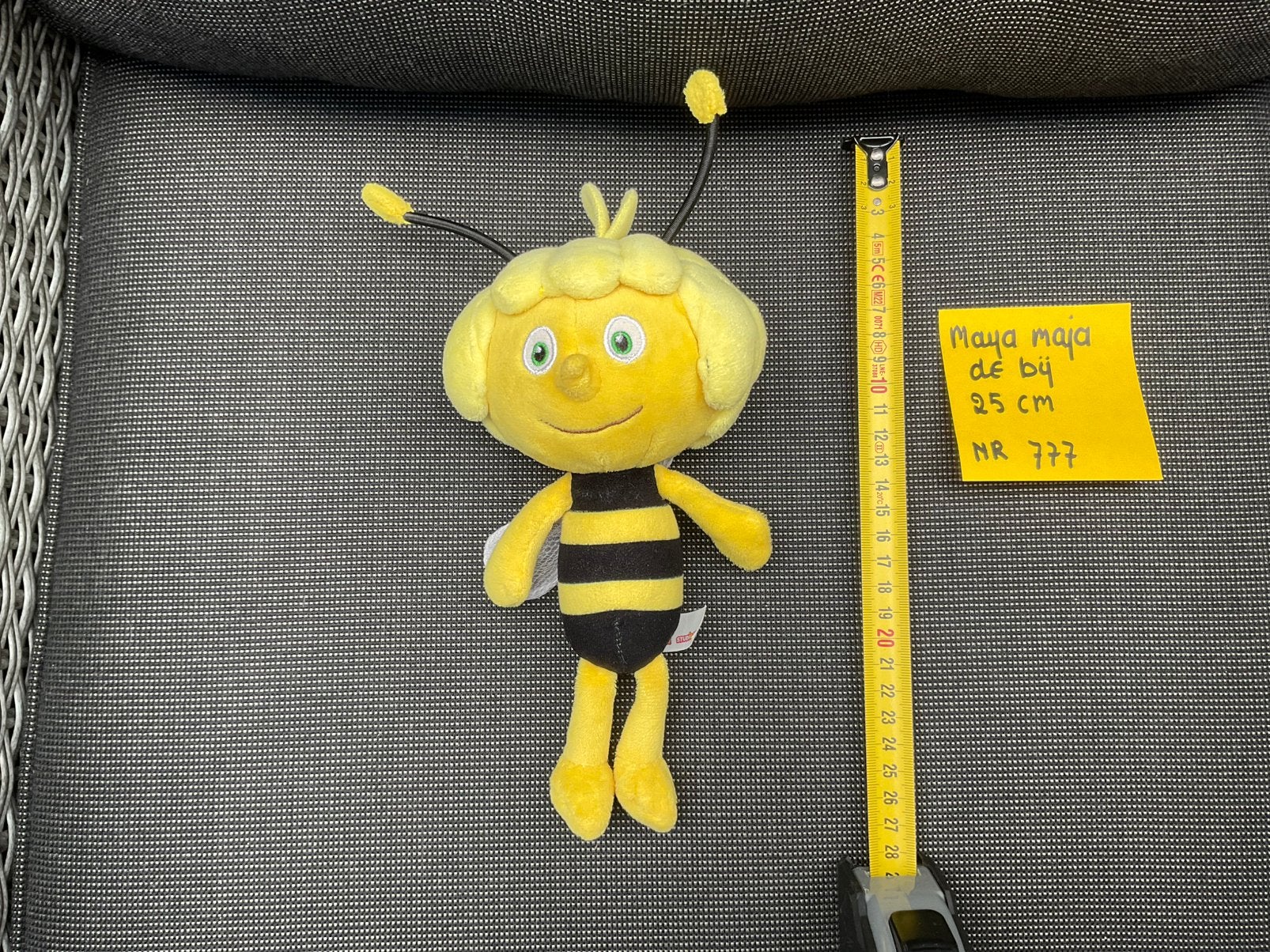 Nieuwe zgan Maya Maja de bij knuffel 25cm Studio 100, Verzamelen, Ophalen, Overige figuren, Nieuw, Beeldje of Figuurtje