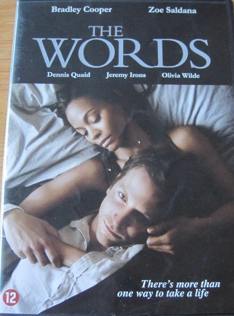 The Words met Bradley Cooper en Zoe Saldana uit 2012, Engels, Nederlands, Zo goed als nieuw, Vanaf 12 jaar