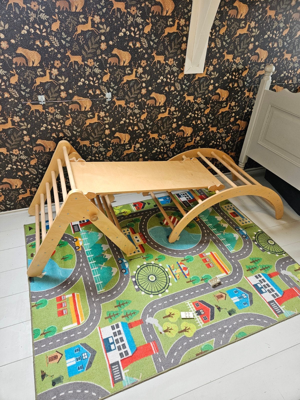 Klimset voor kinderen: klimboog, -driehoek en glijbaan, Ophalen, Gebruikt, Jongen of Meisje