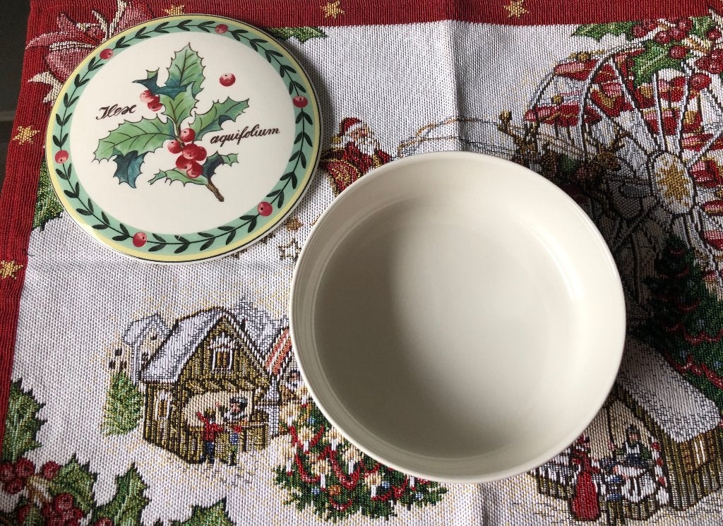 Villeroy & Boch French Garden Christmas snoepdoos, Ophalen of Verzenden, Zo goed als nieuw
