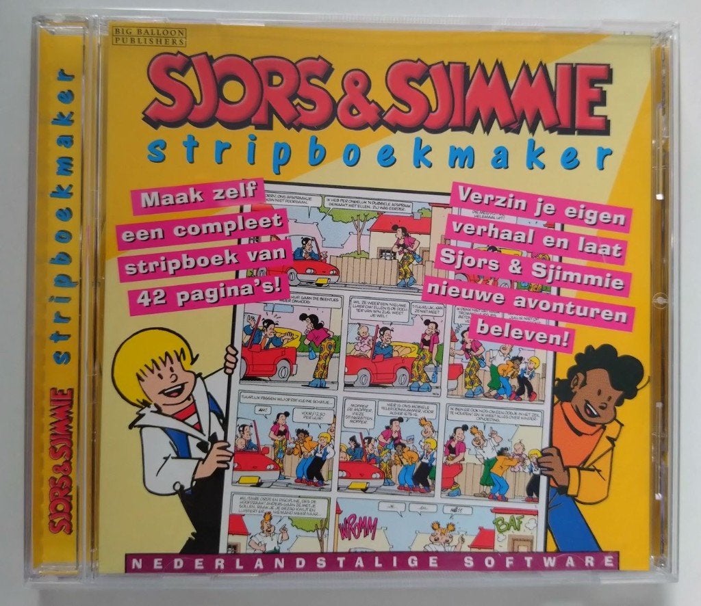 SJORS & SJIMMIE - STRIPBOEKMAKER  (CD-ROM), Ophalen of Verzenden, Overige figuren, Zo goed als nieuw, Overige typen