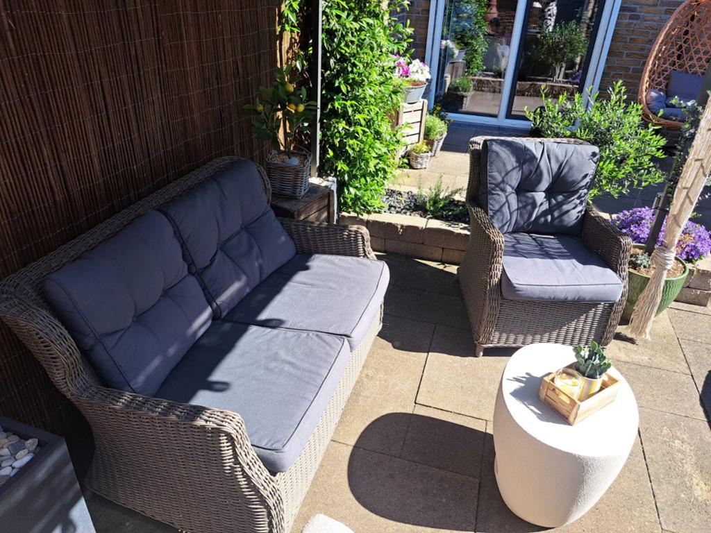 Loungeset Bank + Stoel, Ophalen, Bank