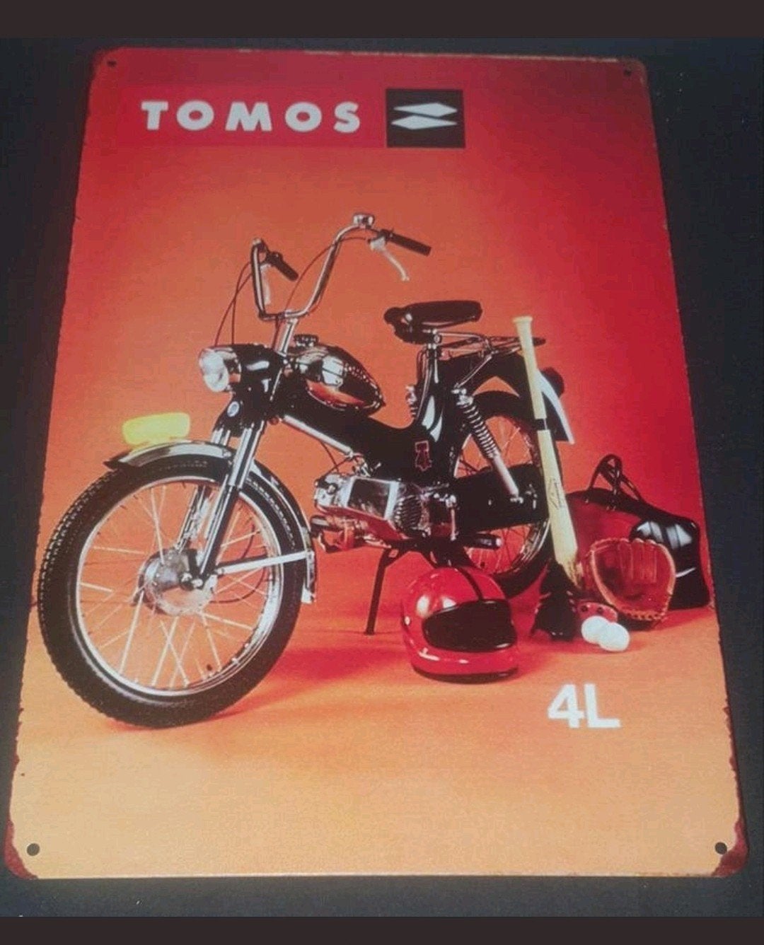 Tomos wandbord, perfect voor in de man cave, bar, kroeg., Fietsen en Brommers, Ophalen of Verzenden, Overige modellen