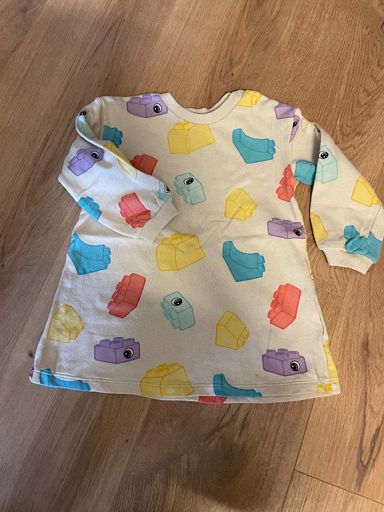 Legojurk maat 86, Kinderen en Baby's, Meisje, Jurkje of Rokje, H&M, Ophalen of Verzenden