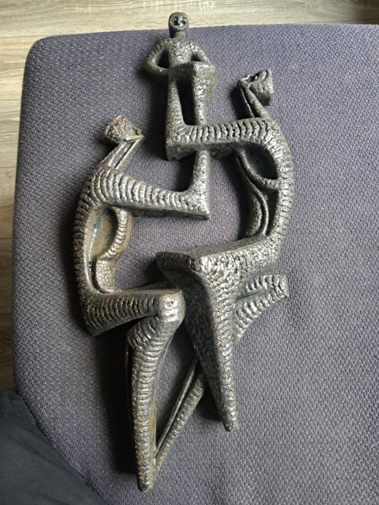 Ambacht haalderen joop puntman wandplaquette gesigneerd, Antiek en Kunst, Ophalen of Verzenden