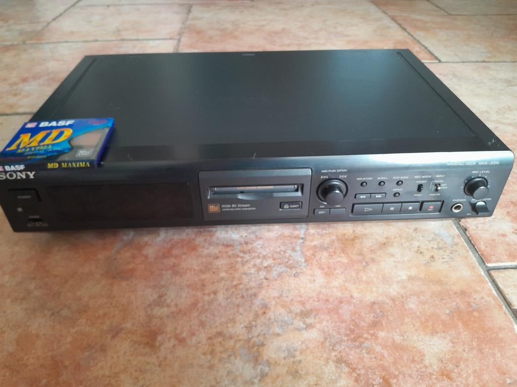 Sony minidisc deck mds-je510, Ophalen of Verzenden, Zo goed als nieuw
