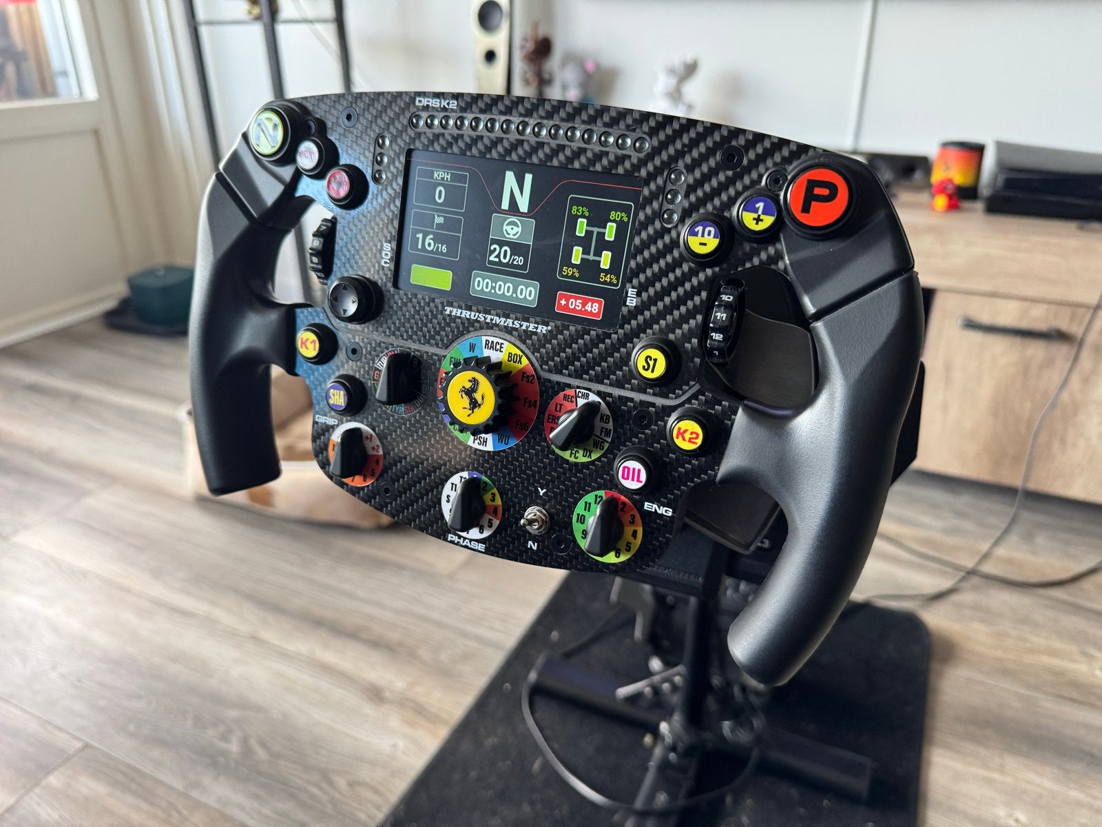 Thrustmaster T300RS GT Edition met Ferrari F1 stuur, Spelcomputers en Games, Spelcomputers | Sony PlayStation Consoles | Accessoires