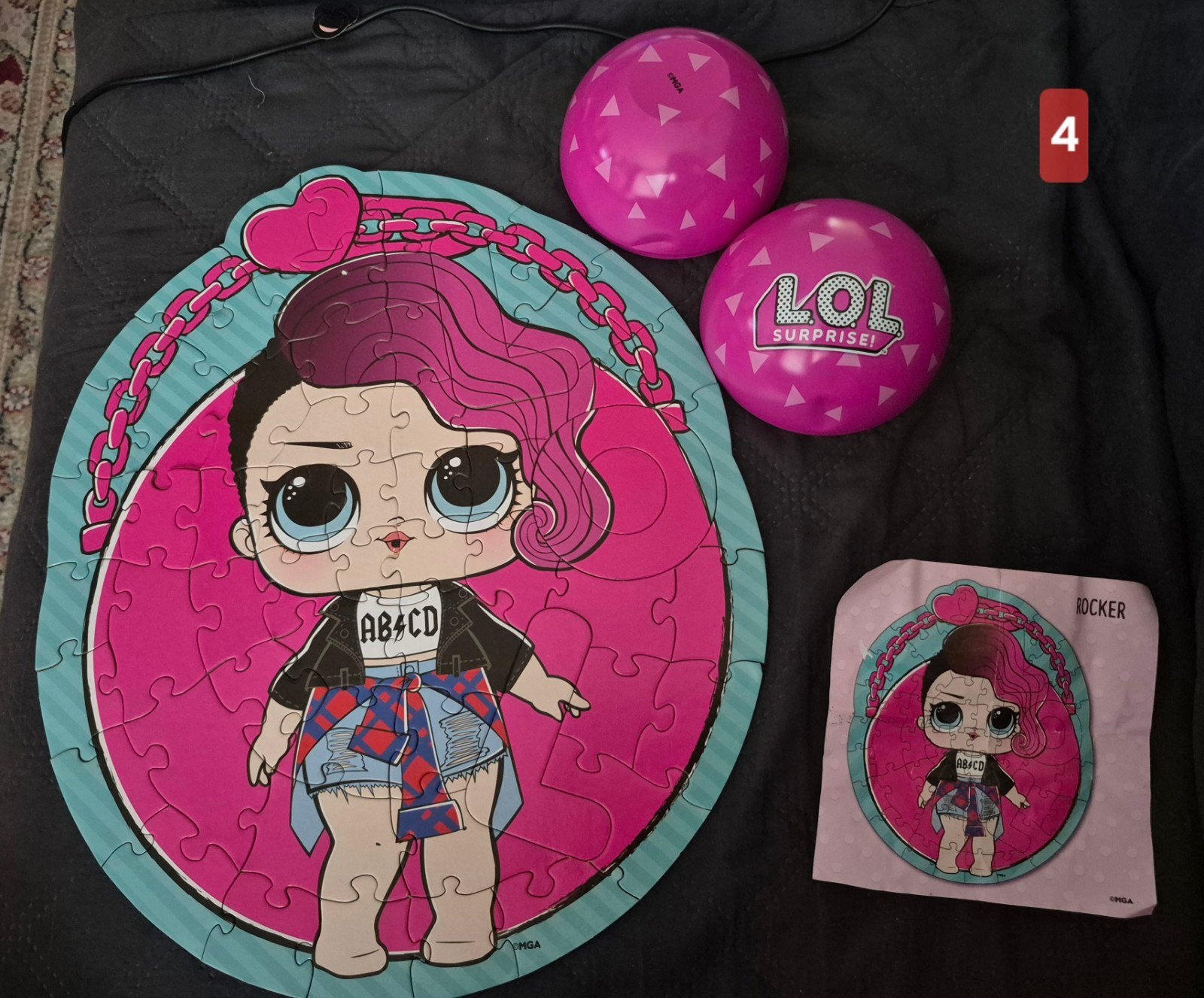 LOL Surprise Puzzel en Ballen Set, Ophalen, Minder dan 10 stukjes, Gebruikt, 4 tot 6 jaar