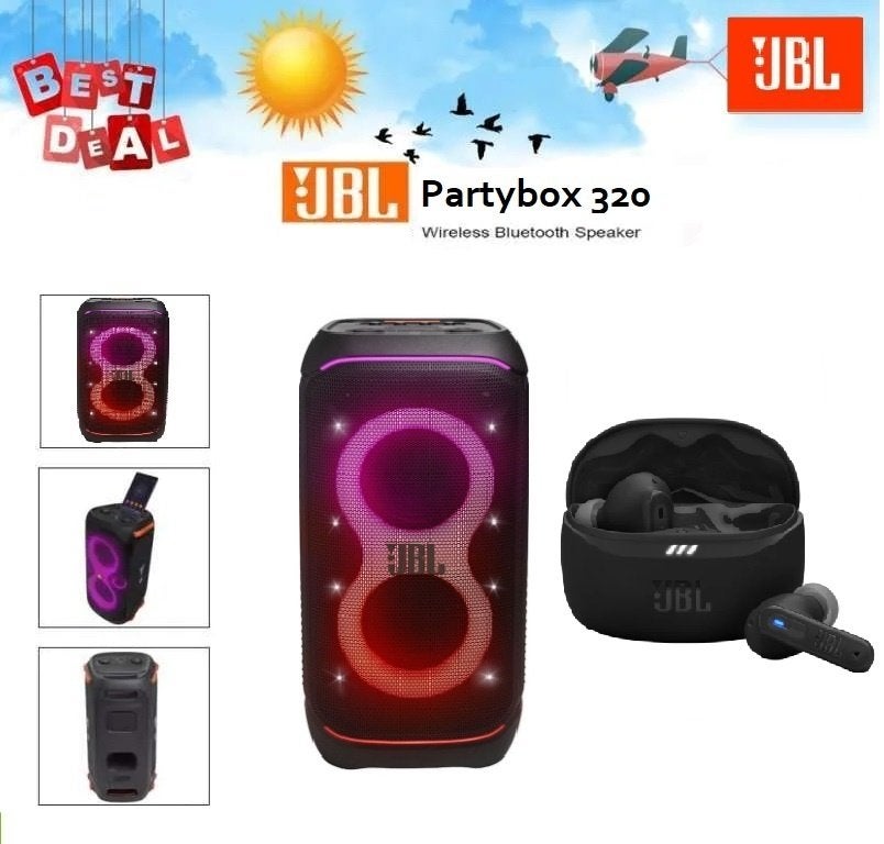 ✅NIEUW✅ JBL Partybox Stage 320 + 🎁JBL Tune Beam 2, Ophalen of Verzenden, Nieuw, Overige typen, JBL