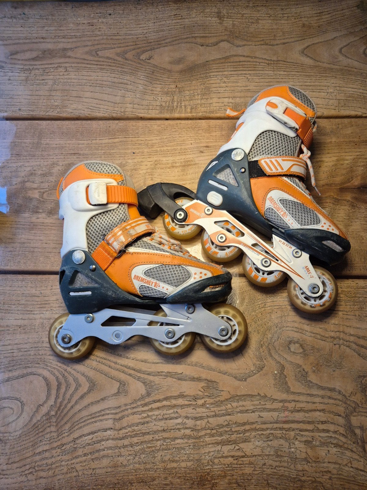 Verstelbare Bremshey inline skates skeelers mt 31, 32, 33-34, Overige merken, Kinderen, Ophalen of Verzenden, Inline skates 4 wielen