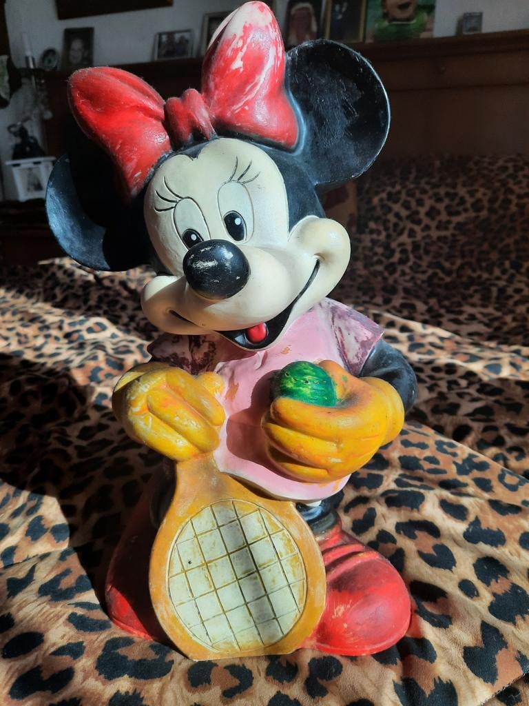 Vintage Minnie Mouse Lamp - Disney Collectible, Ophalen of Verzenden, Gebruikt, Vintage Disney, Cartoon, Sportief