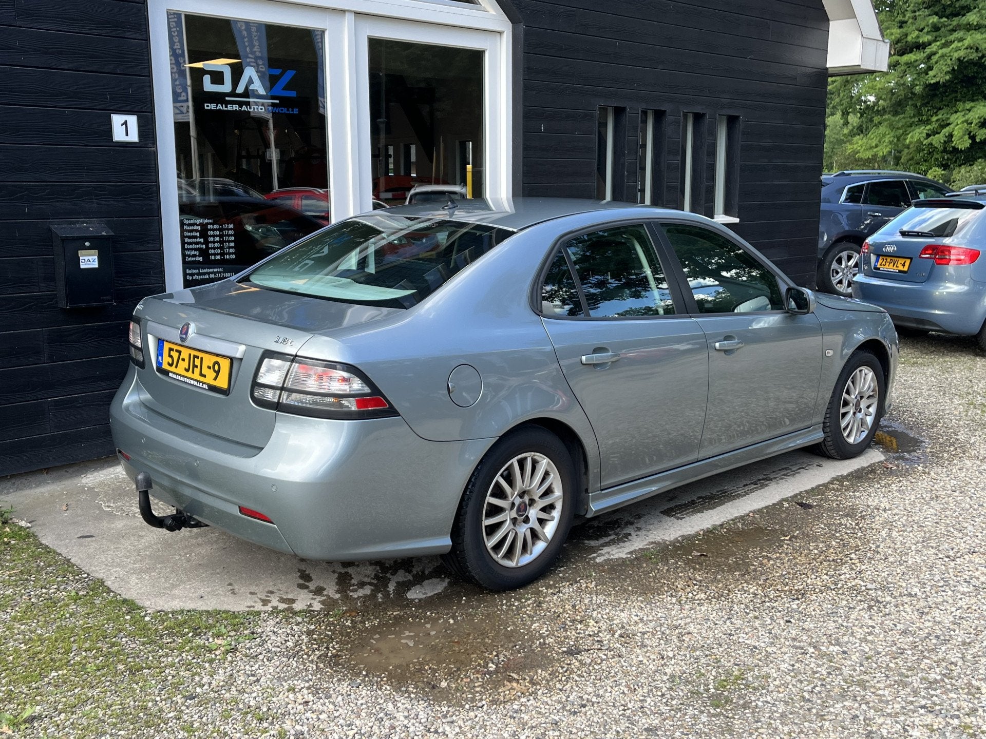 Saab 9-3 Sport Sedan 1.8t Norden Ecc/Leer/Navi/Xenon, Auto's, Voorwielaandrijving, Gebruikt, Zwart, 4 cilinders