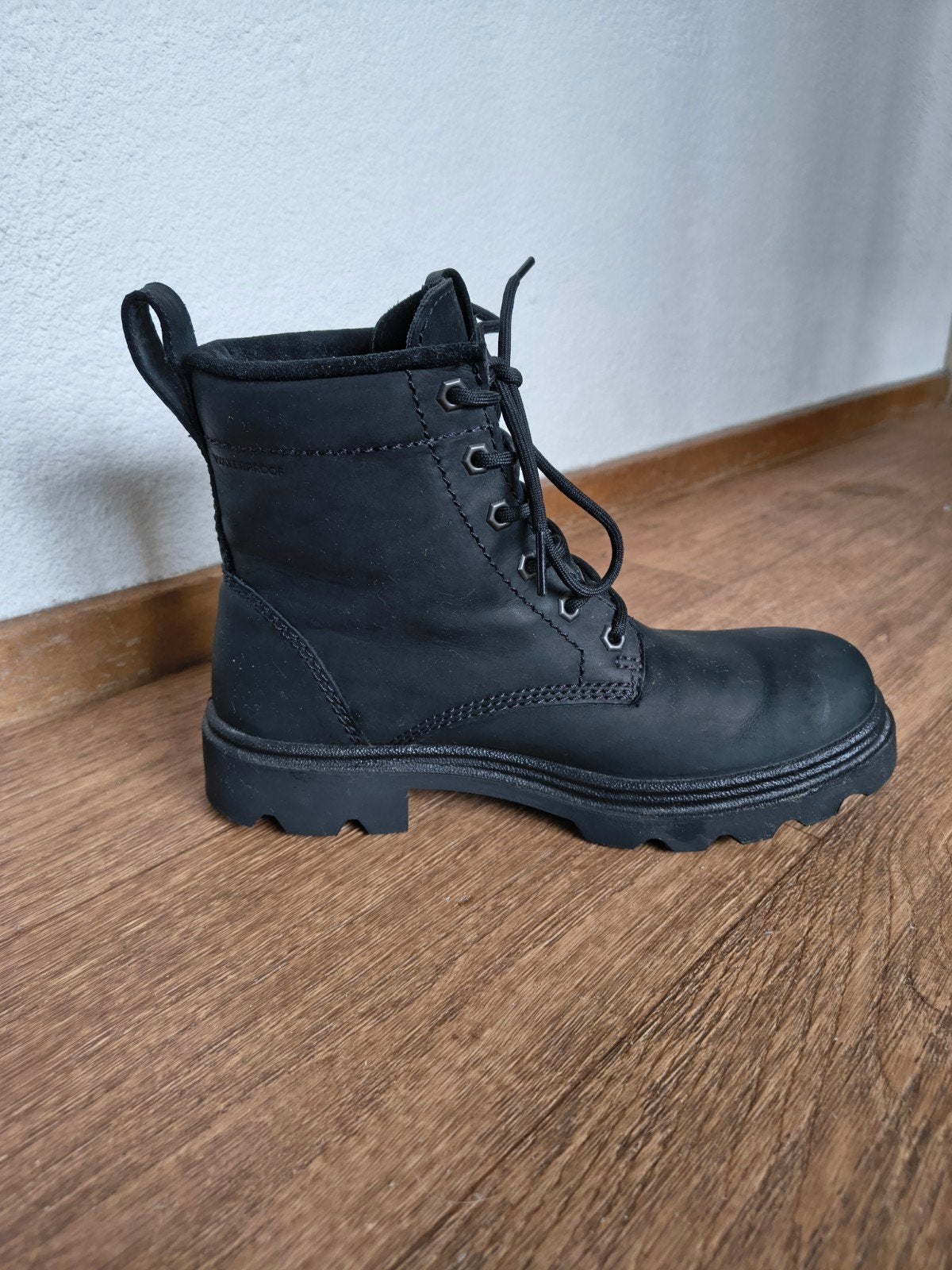 Stoere veterboots van Ecco maat 38, Ecco, Zwart, Lage of Enkellaarzen, Ophalen of Verzenden