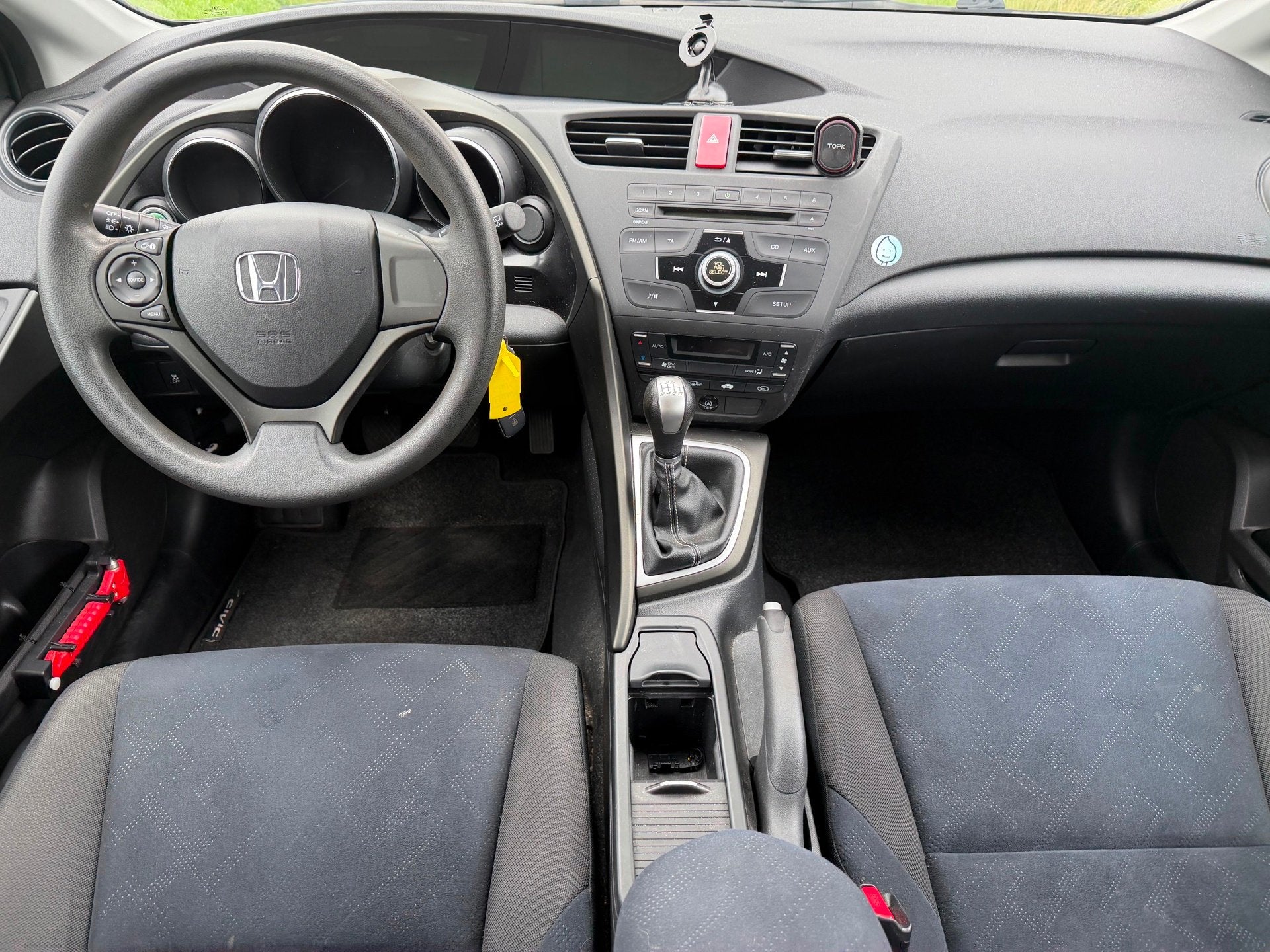 Honda Civic 1.4 Comfort APK 09-2027 Airco Lage Km!, Auto's, Voorwielaandrijving, Euro 5, Stof, Gebruikt