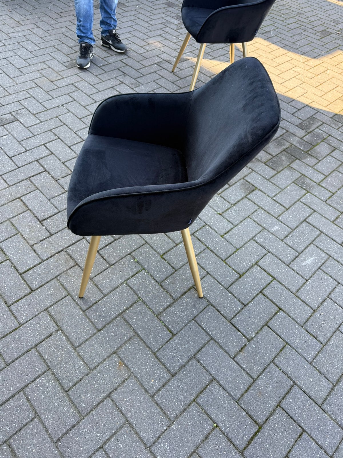 Eetkamerstoelen 4 x, Ophalen, Zo goed als nieuw, Rechthoekig