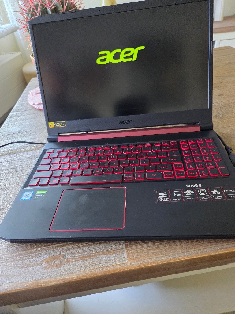 Acer Nitro 5 Gaming Laptop | Intel i5 | GTX 1650 | 512GB SSD, Met videokaart, 8 GB, Zo goed als nieuw, Gaming