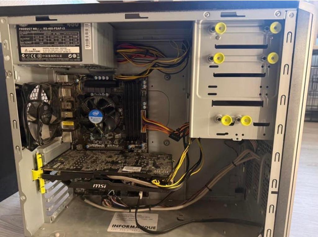 Oude computer - Asrock B75 Pro3, MSI videokaart, Gebruikt, Ophalen of Verzenden, Gaming, HDD