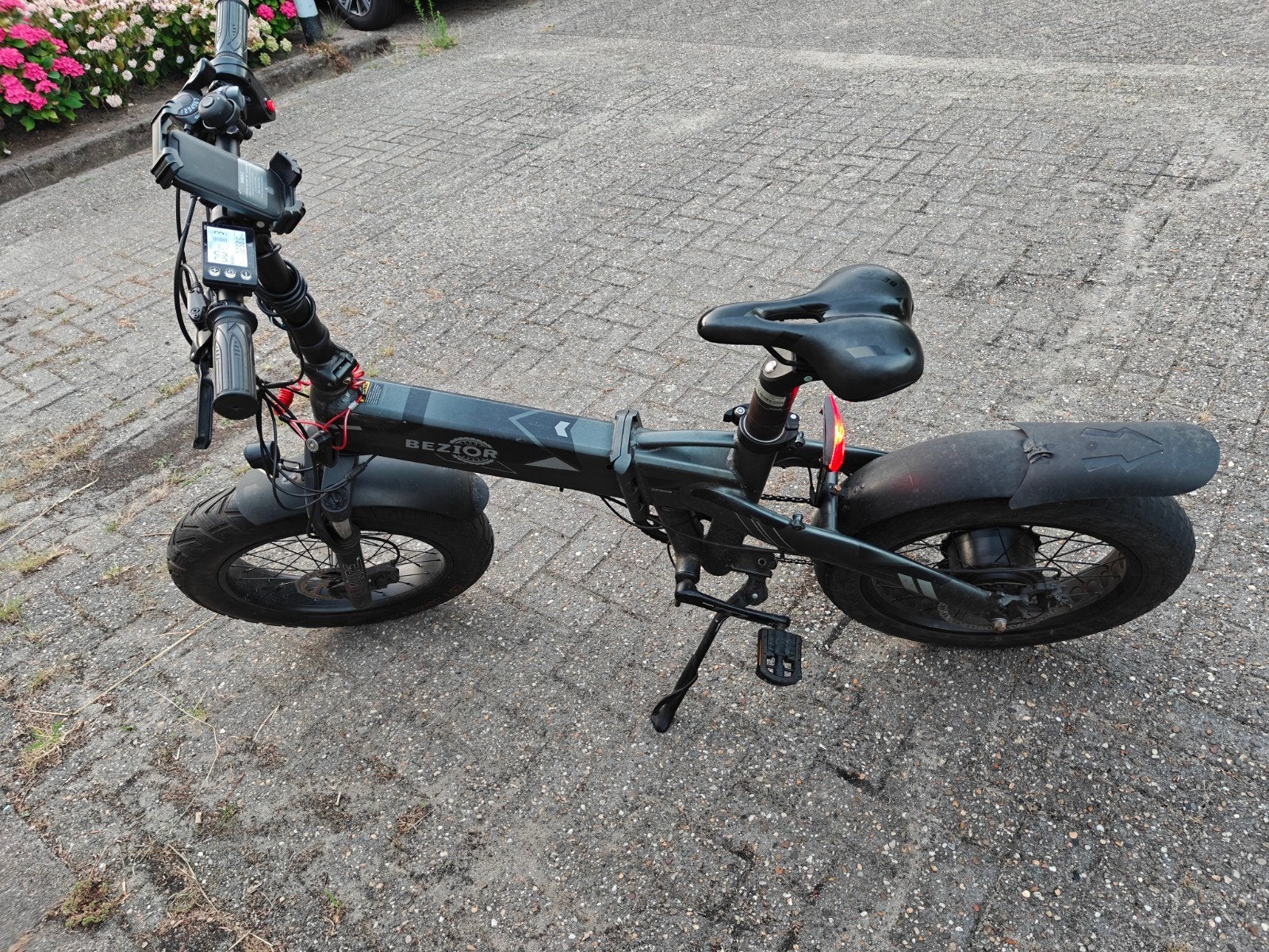 fiets met dikke banden, Fietsen en Brommers, Elektrische fietsen, Ophalen, Gebruikt, 30 tot 50 km per accu, Overige merken