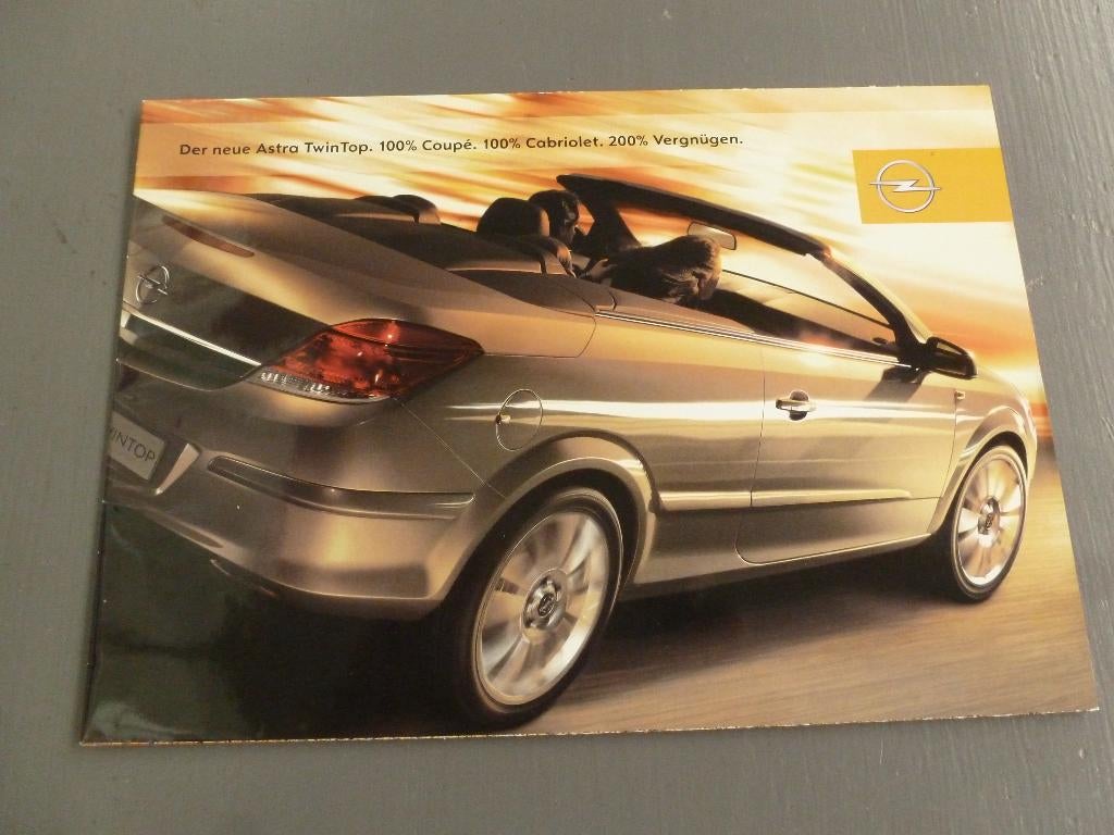 Opel Astra Twintop folder 2005, Ophalen of Verzenden, Zo goed als nieuw, Opel