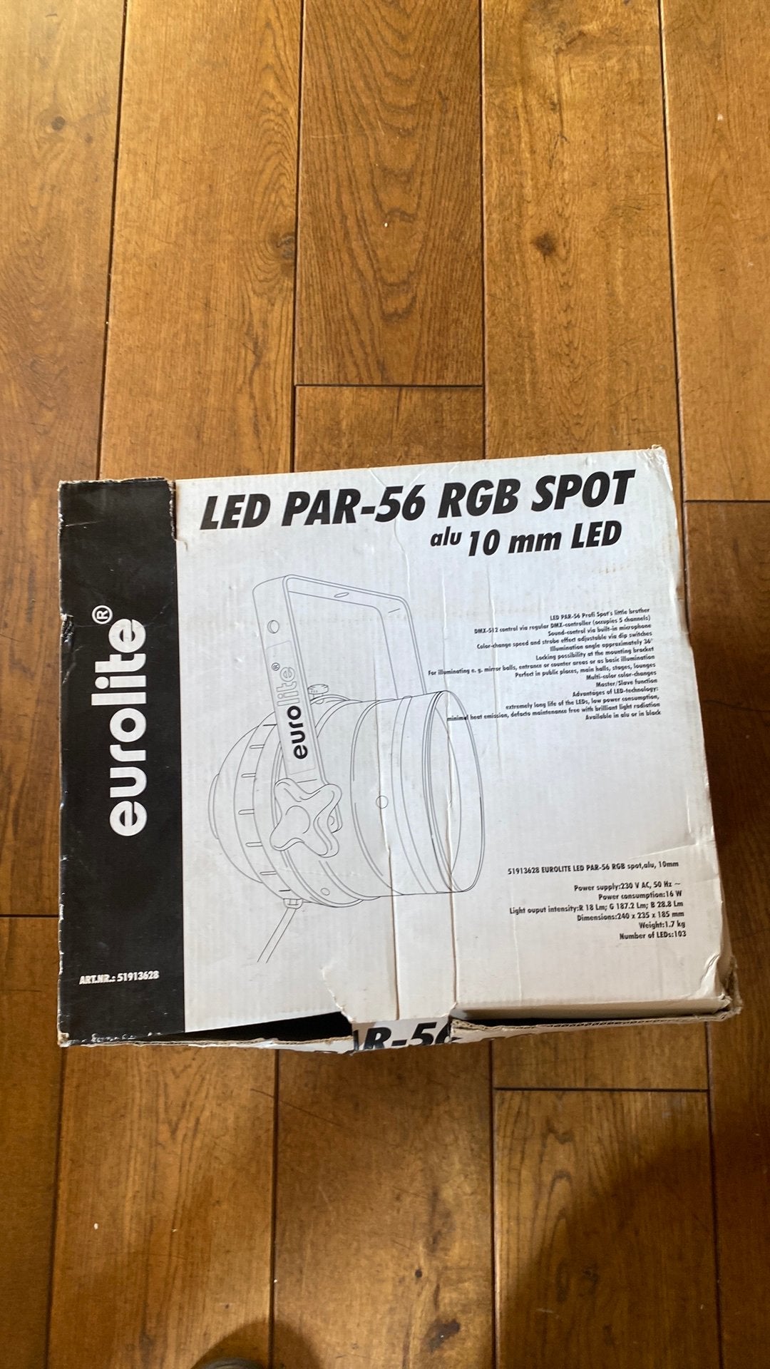 Eurolite LED PAR-56 RGB Spot, Muziek en Instrumenten, Licht en Laser, Ophalen, Zo goed als nieuw, Licht
