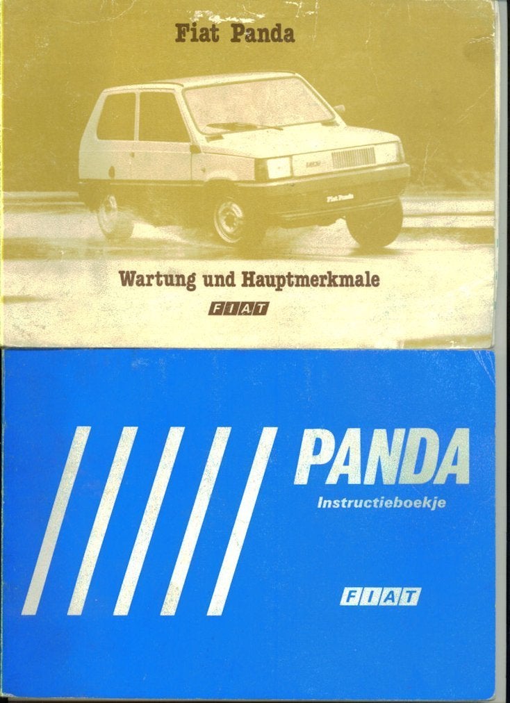 Fiat Panda klassieker handleiding  / Betriebsanleitung, Ophalen of Verzenden