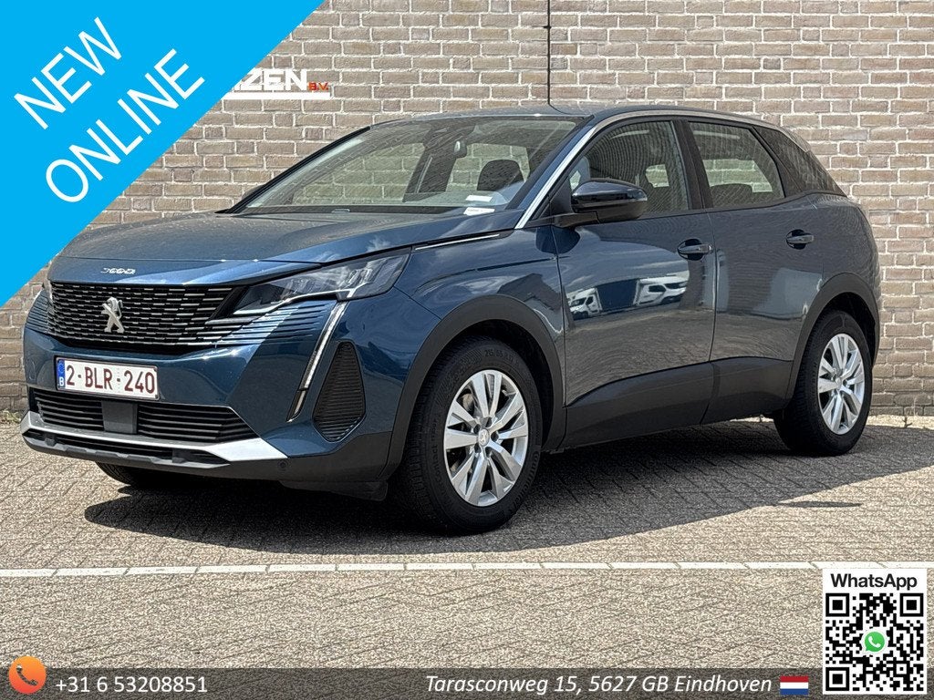 Peugeot 3008 1.2 PureTech Active | € 9.850,- NETTO! | Navi, Voorwielaandrijving, Stof, Gebruikt, 1199 cc