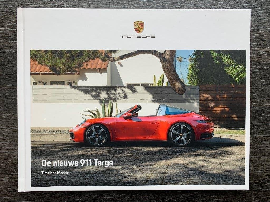 Brochure Porsche 911 992 Targa 2020 Nederlandstalig nieuw!, Porsche AG, Nieuw, Ophalen of Verzenden, Porsche