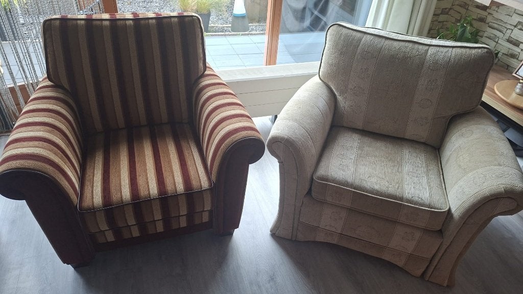 Luxe Vidato Fauteuils – Landelijk Design (Nieuwstaat), Ophalen, Minder dan 75 cm, Zo goed als nieuw, Modern" of "Landelijk