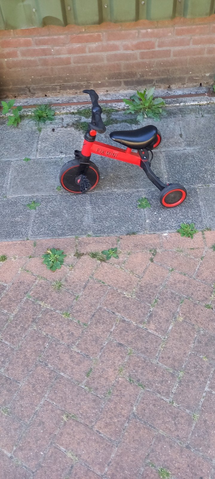 Rood/zwart trike fix mini 3 in 1 driewieler, Ophalen, Zo goed als nieuw