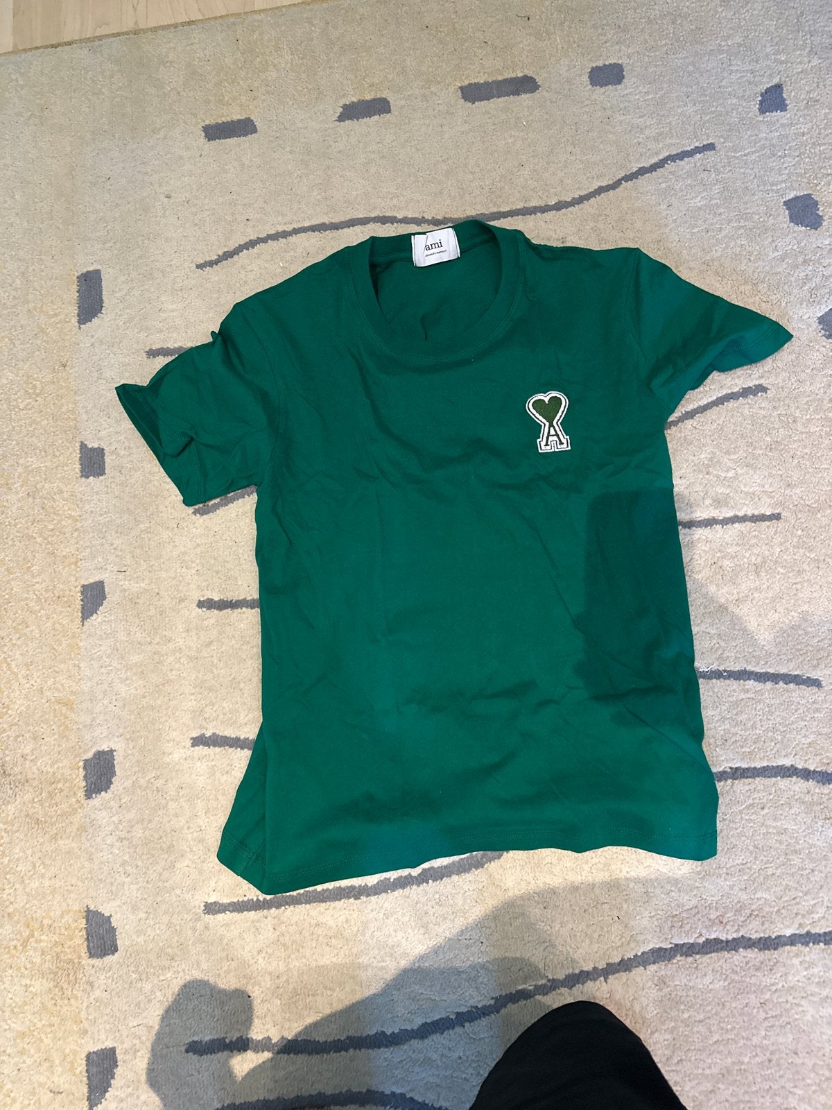 Ami Paris T-shirt - Groen, Ophalen of Verzenden, Zo goed als nieuw, Overige maten, Groen