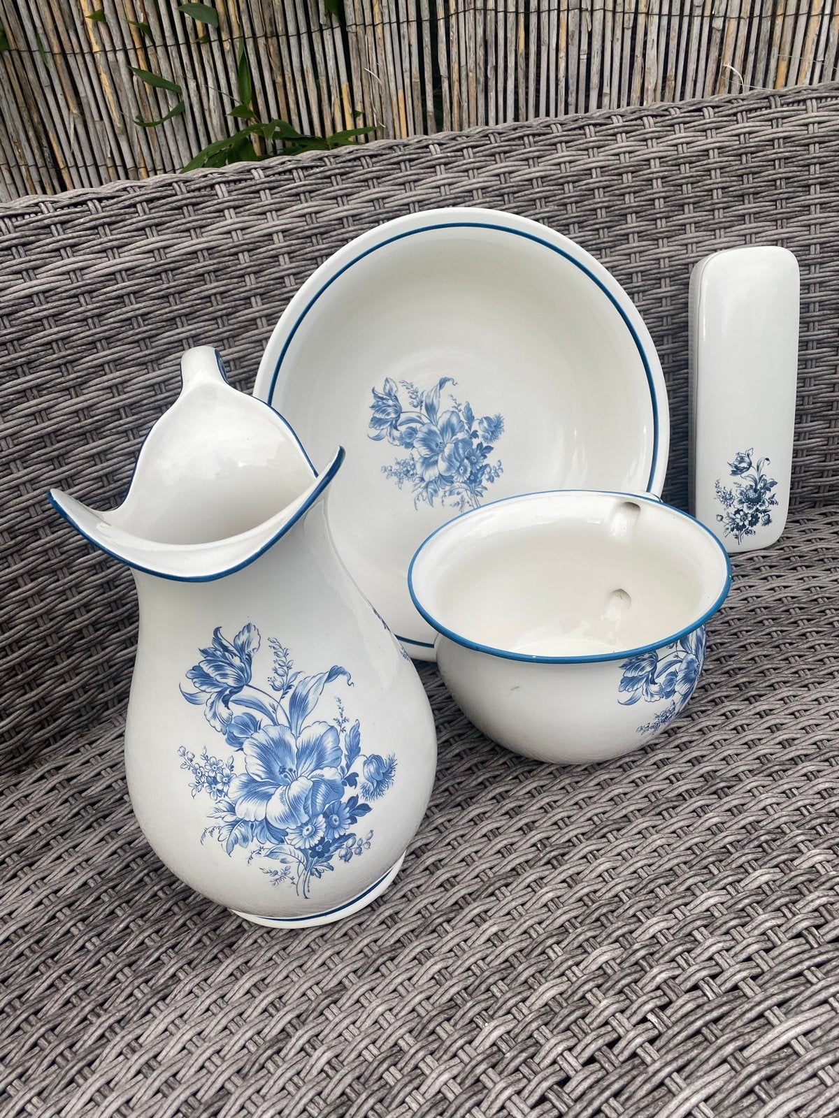 Prachtige Delfts Blauw Handwerk Set - 4 Stuks, Ophalen