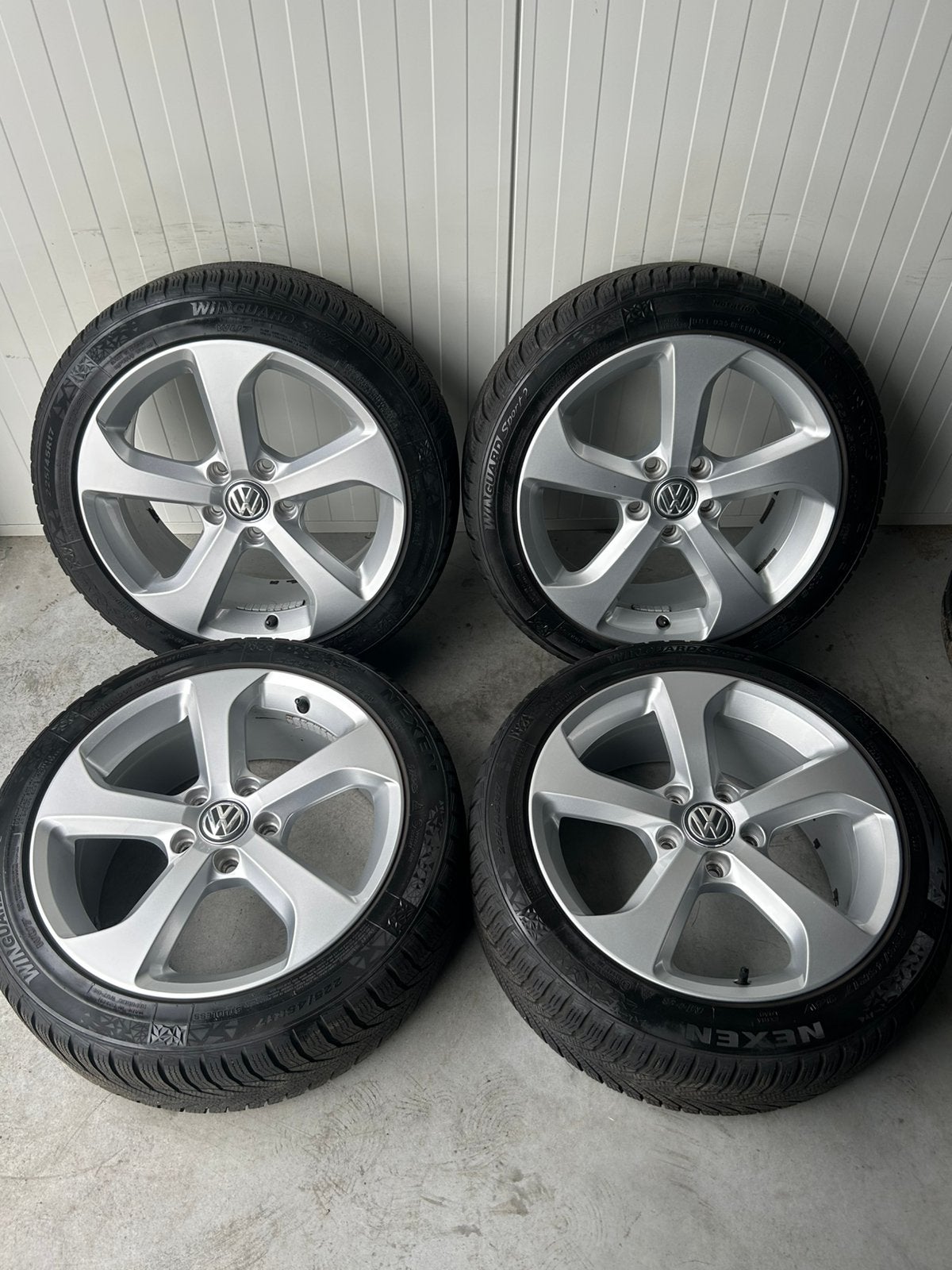 Originele Volkswagen Golf 5 6 7 GTI Brooklyn 5x112 17 Inch, Auto-onderdelen, Banden en Velgen, 17 inch, Ophalen of Verzenden, Personenwagen