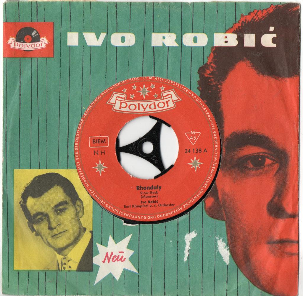 Ivo Robic – Rhondaly, Gebruikt, Overige genres, 7 inch, Single