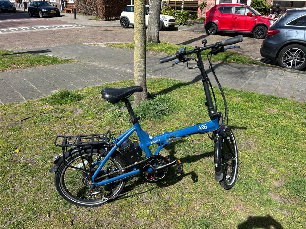 A2B Kuo Plus opvouwbare elektrische fiets, Ophalen of Verzenden, Zo goed als nieuw, Deels opvouwbaar, Overige merken