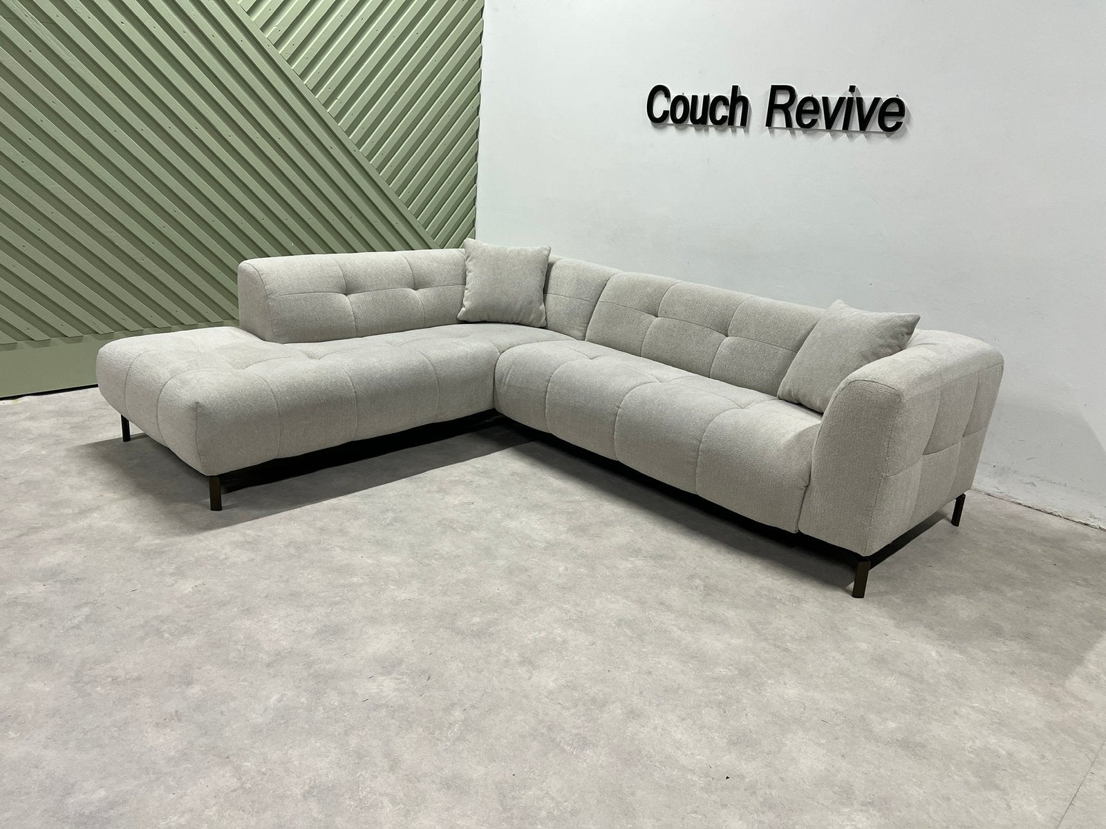 GRATIS LEVERING Montel Furious Hoekbank 275x225 GEREINIGD, Huis en Inrichting, Banken | Bankstellen, Info@couchrevive.nl, -, Couch Revive