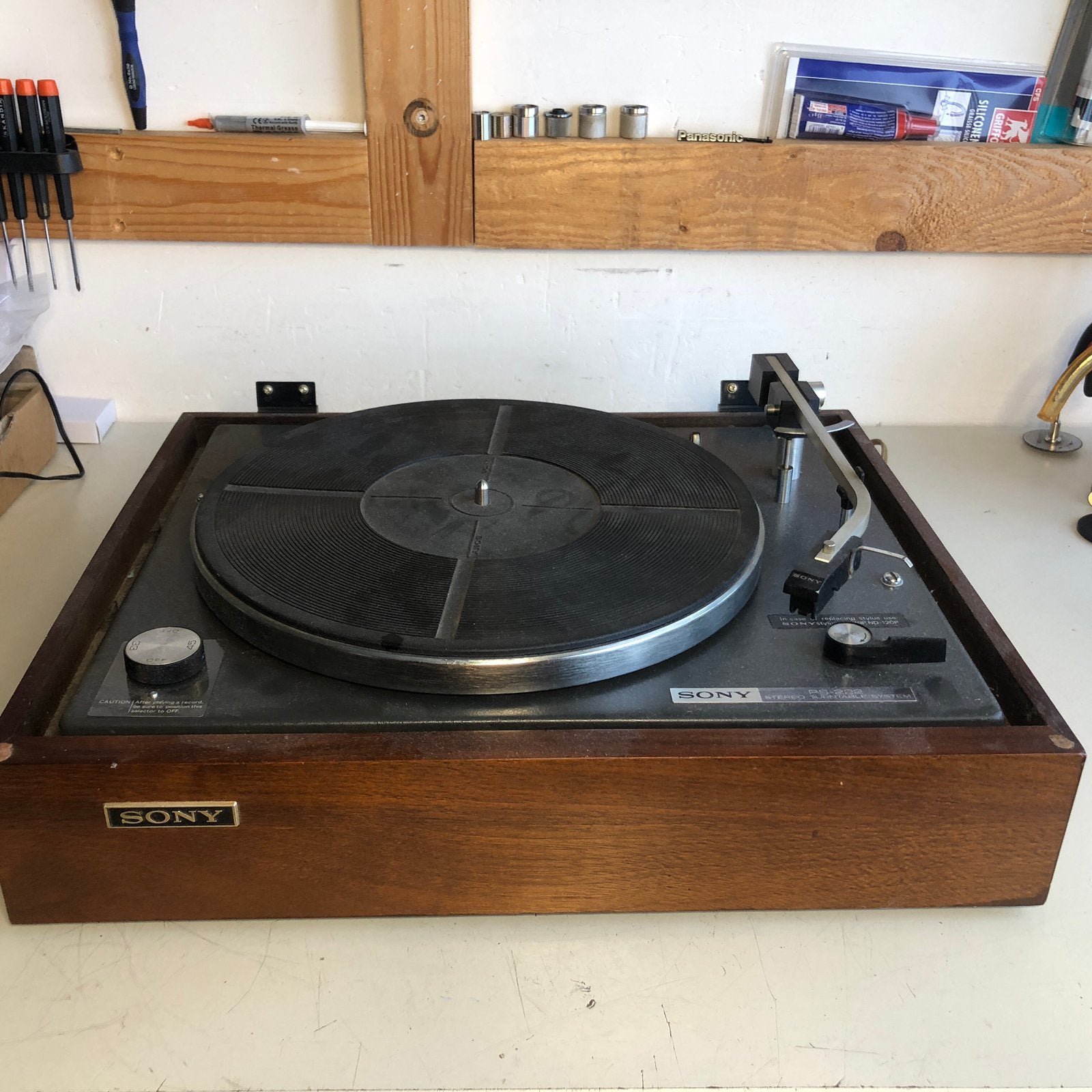 Sony PS-222 donor platenspeler, Ophalen of Verzenden, Zo goed als nieuw
