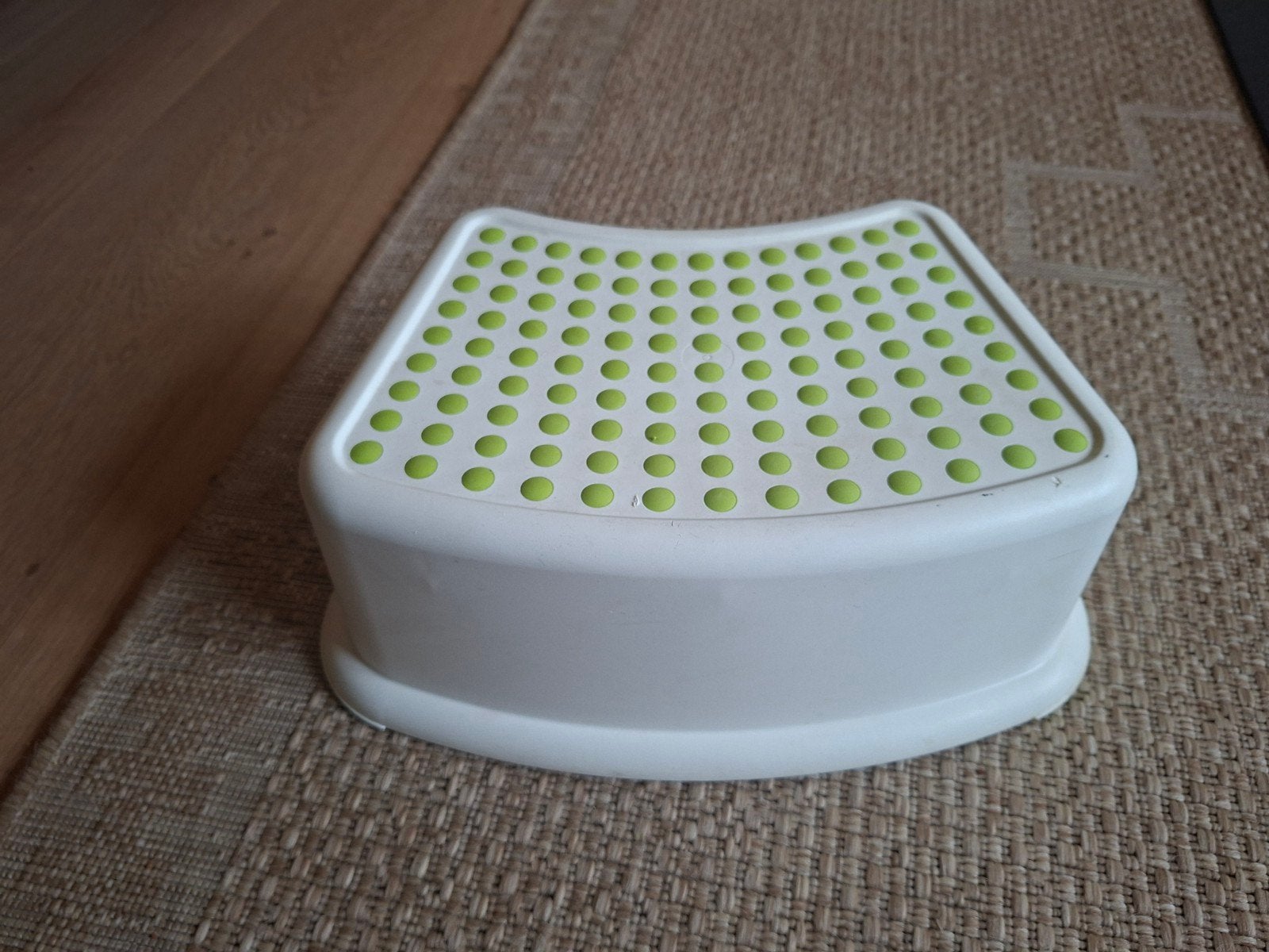 IKEA FÖRSIKTIG Kind opstapkrukje - Wit/Groen, Ophalen of Verzenden, Gebruikt
